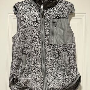 Abercrombie & Fitch Taupe Plush Sherpa Jacket